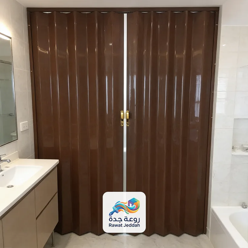 من أعمالنا تركيب باب حمام سحاب