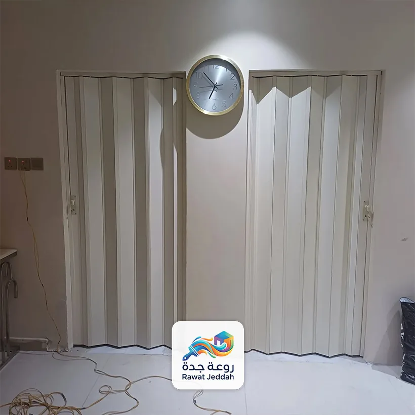 باب اكورديون بلاستيك 