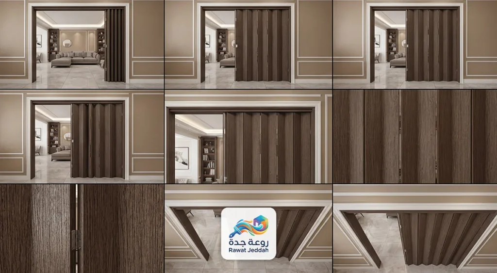 ابواب اكورديون جدة