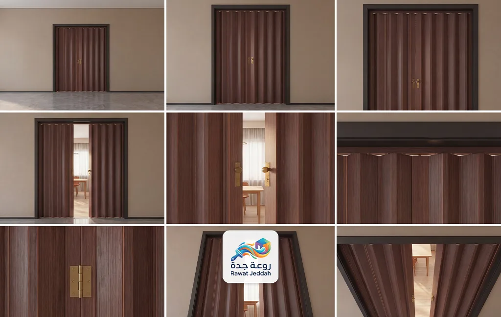 ابواب اكورديون جدة