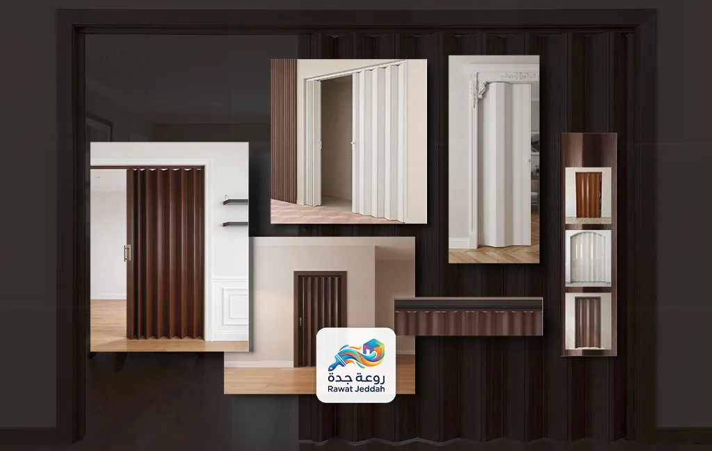 صور من أعمالنا في الأبواب السحابة والأكورديون