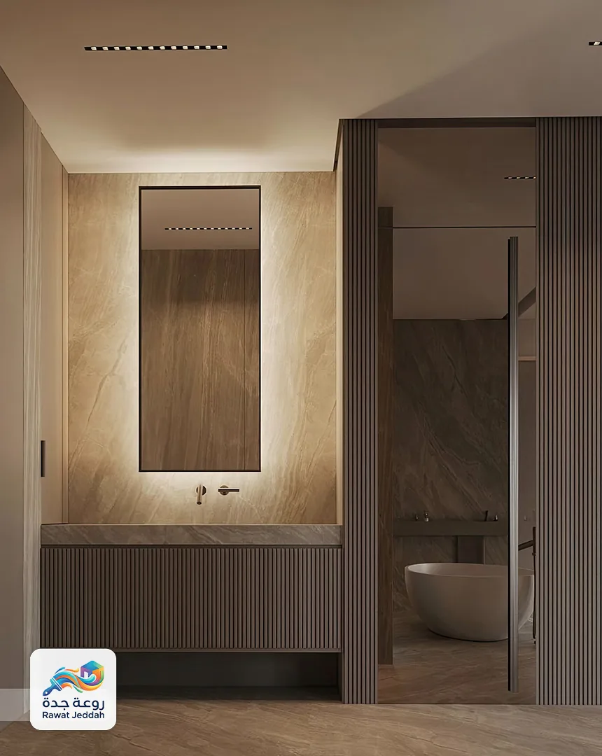 بديل الخشب مع المرايا