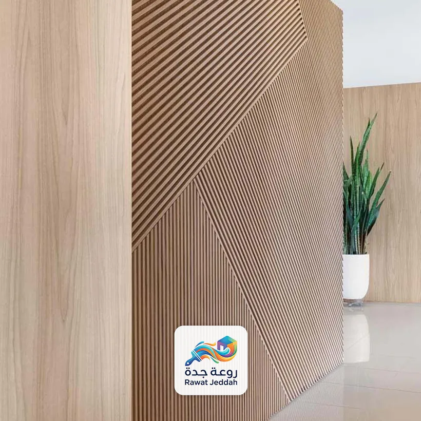 تركيب اعمدة بديل الخشب للجدران