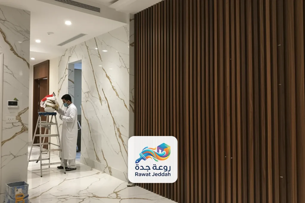 تركيب بديل الخشب والرخام جدة