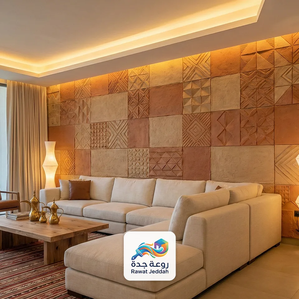 تصميم ديكور بديل الطين جده