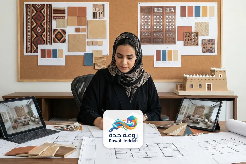 تصميم ديكورات فيلا جدة - مصمم داخلي بجدة