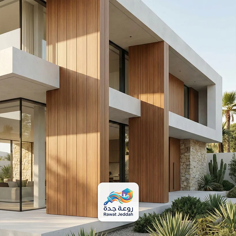 تكسيات خشب مودرن جدة
