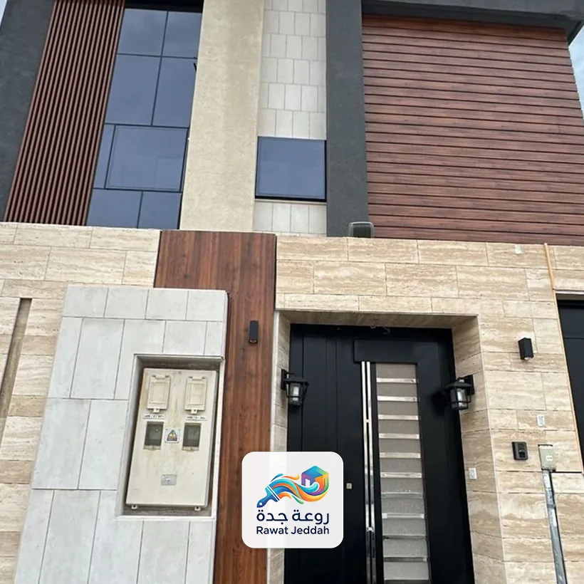 تكسيات خشب خارجي جده