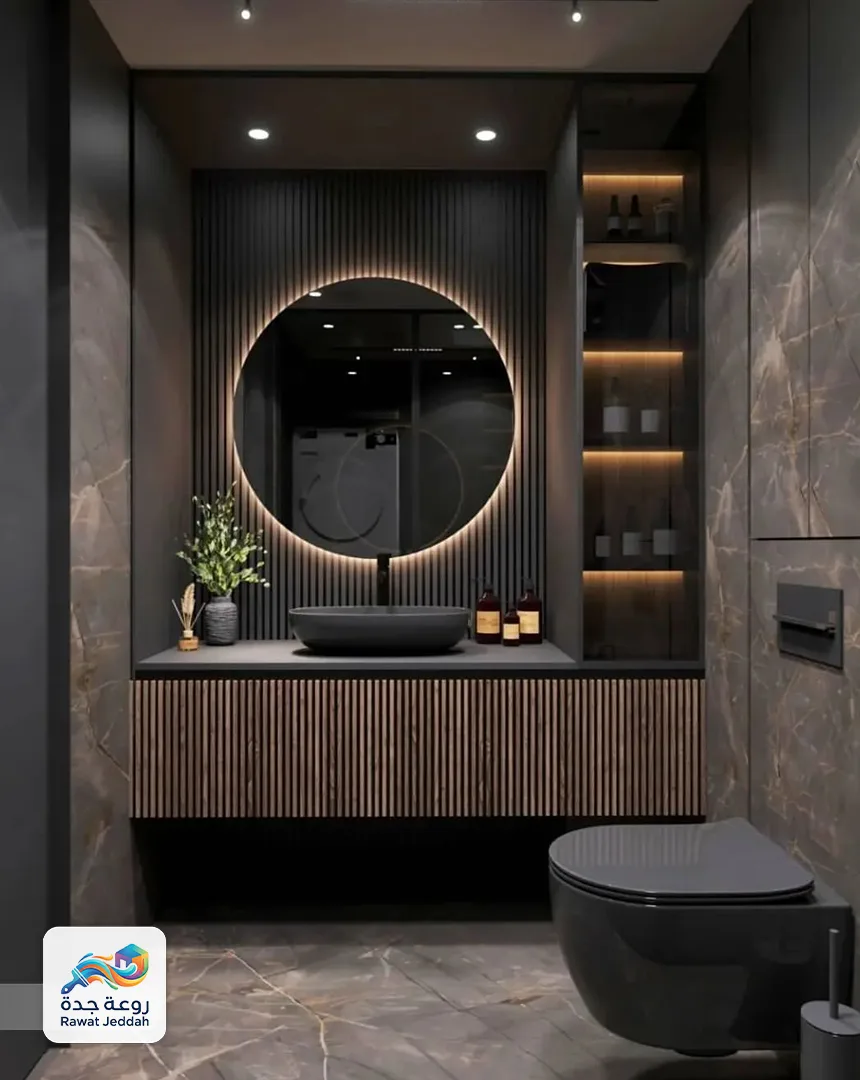 مرايا مع بديل الخشب