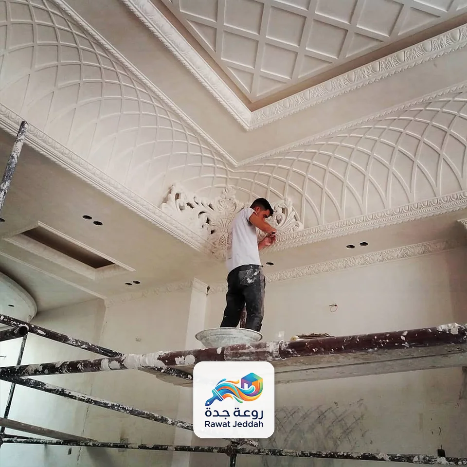 تركيب ديكور سقف جبس
